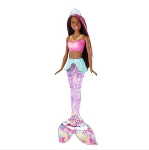 👑Barbie Dreamtopia Mermaid Doll with Pink and Purple Tail